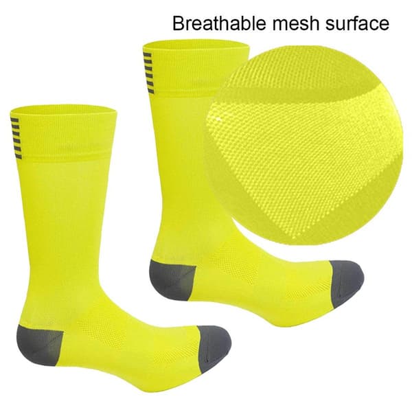 Merino wool riding socks green + orange KLB