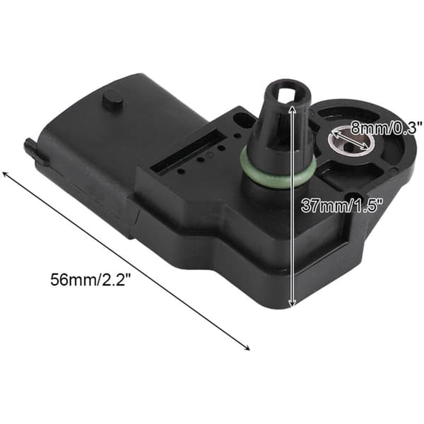 Lufttrykssensor, manifoldtryk MAP-sensor til Megane II Scenic II Laguna II 1.9 dCi