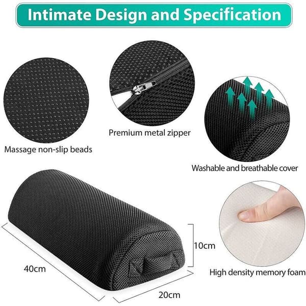 Under Desk Footrest, Ergonomic Stools with High-Density Footrest Cushion