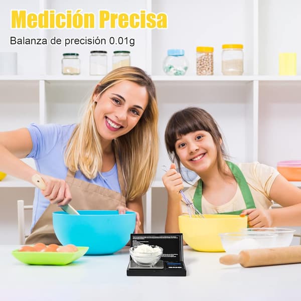 Precision Scale 500g/0.01g Kitchen Scale (7 Units), Tare Function DXGHC