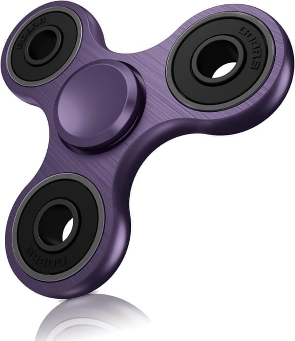 Fidget Spinner - Ruostumaton Teräs - Pyörii 2-5 Minuuttia - Lapsille & Aikuisille