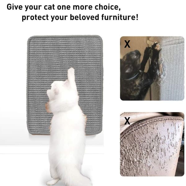Cat Scratch Mat, Natural Sisal Style Cat Scratch Board 2 KLB