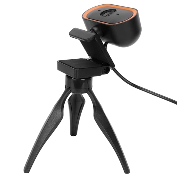 Computerkamera USB-webcam Højopløselig 2K-webcam til live videokonferencer Orange