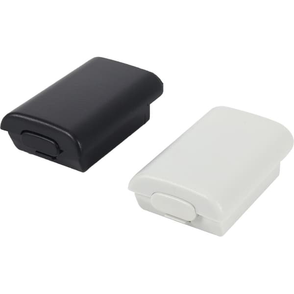 2-pak sort og hvidt udskiftningsbatteri AA-batteridæksel bagcover til 360-controller