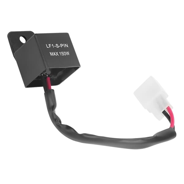 12V 150W 2-Pin LED Flasher Relay with Cable for Motorcycle Turn Signal Indicator