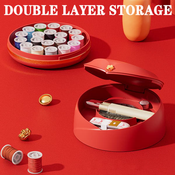 24 Pieces Double Layer Needle Threader Set Universal DIY Sewing Box Sewing Accessories Light Green Light Green