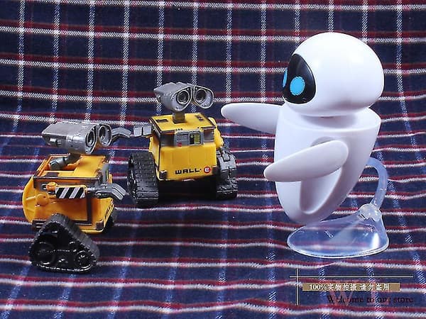 Wall-E Robot Actionfigur Samlermodel Legetøjsdukke 6 cm 3 Typer Eva Eva Eva