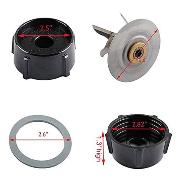 Replacement for Oster Blender Accessories, Cooling Kit, Kitchen Blender, Center 2 Rubber O-ring, Sealing Ring, Gaskets