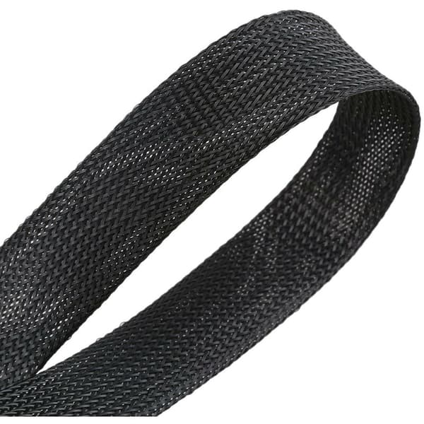 5M lang 30 mm diameter nylonstoff flettet slangekabel elastisk beskyttelse