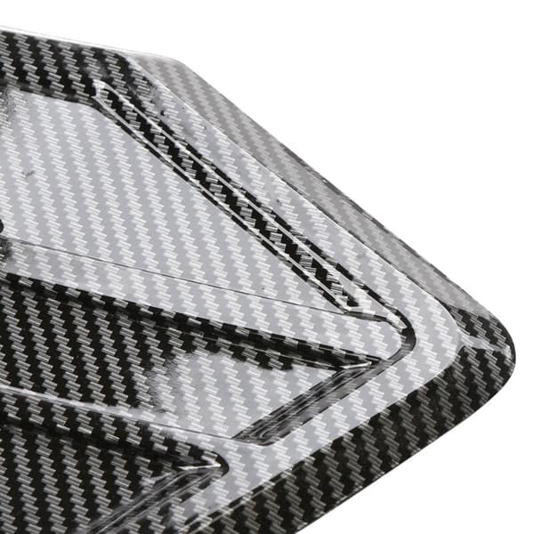 2 stk Universal Karbonfiber Bil Utvendig Side Skjerm Ventil Luft
