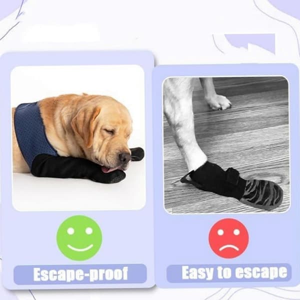 Dog Shoes for Paw Healing Post-Surgery Support Non-Slip Keeps Paws Safe During Exercise for Front Paws S S S