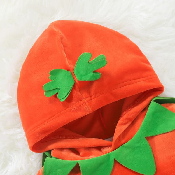 Halloween Græskar Spædbarnsdragt Sød Et-delt Langærmet Rollespil Body 9-12m 9-12m