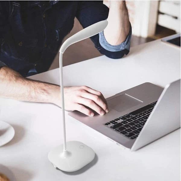 LED Skrivebordslampe Læselampe HVID hvid