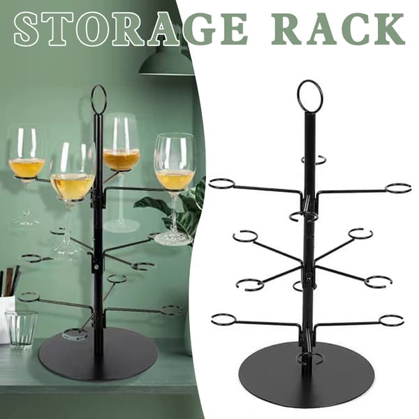Double Dislocation Wine Rack Stylish Anti-slip Wine Bottle Holder for Home Kitchen 1PCs 1PCs