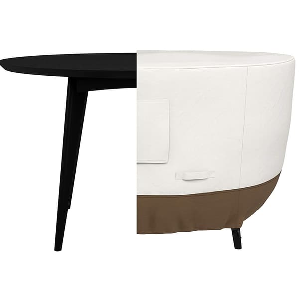 Skydd för uteplatsbord Ø 48 cmx26 cm med vattentätt foder