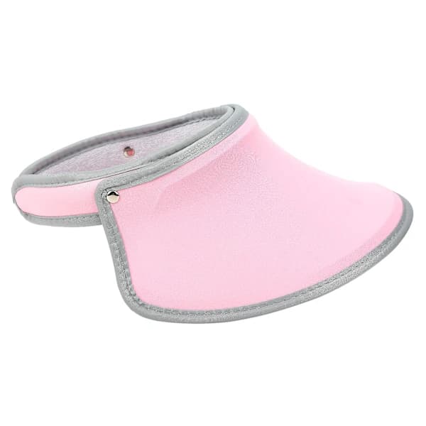 Elastisk strikket stoff pustende golfsolhatt 360 graders rotasjon justerbar UV lys rosa