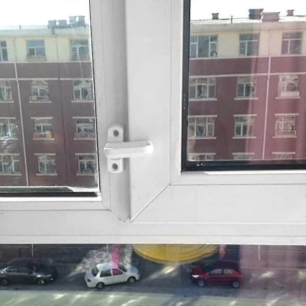 4-pack Window Lock White Metal Security Latch Door Home Security Spare Parts