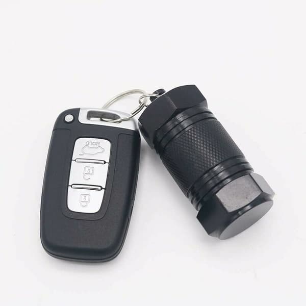 Aluminum Keychain with Large Capacity, Waterproof Pill Holder