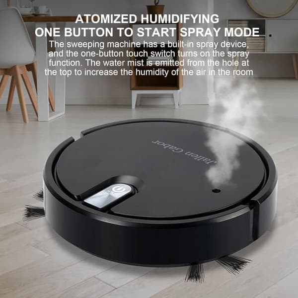 Robot Vacuum Cleaner, 3-in-1 Robot Vacuum Cleaner Obstacle Avoidance Support with Extension Brush, Robot Vacuum Cleaner and Mop Combination