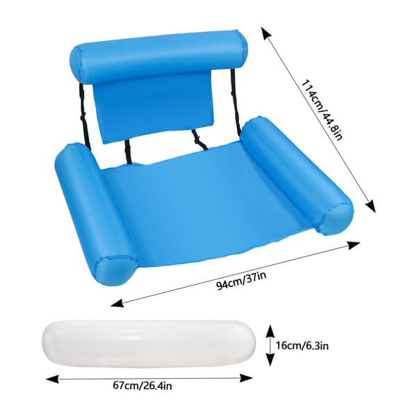 Orange Inflatable Pool Hammock, Floating Hammock, Inflatable DXGHC