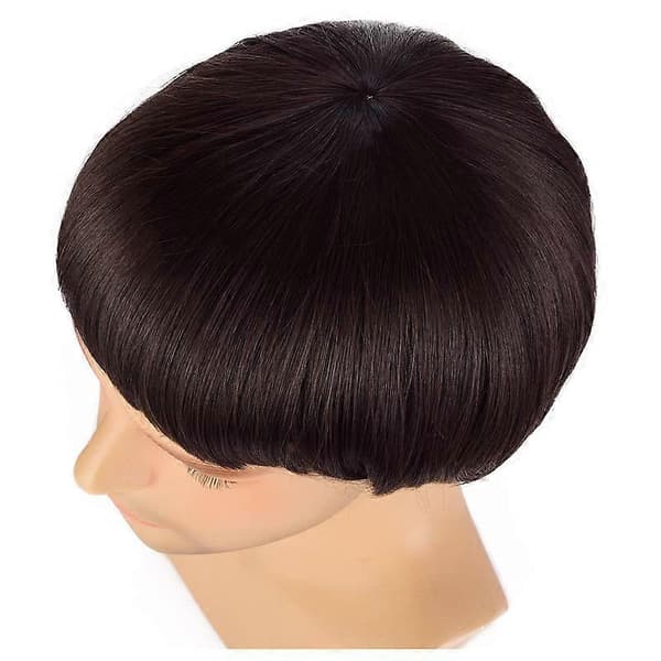 Kort Sopp Peruk for Menn - Syntetisk 60-talls Page Peruk for Anime