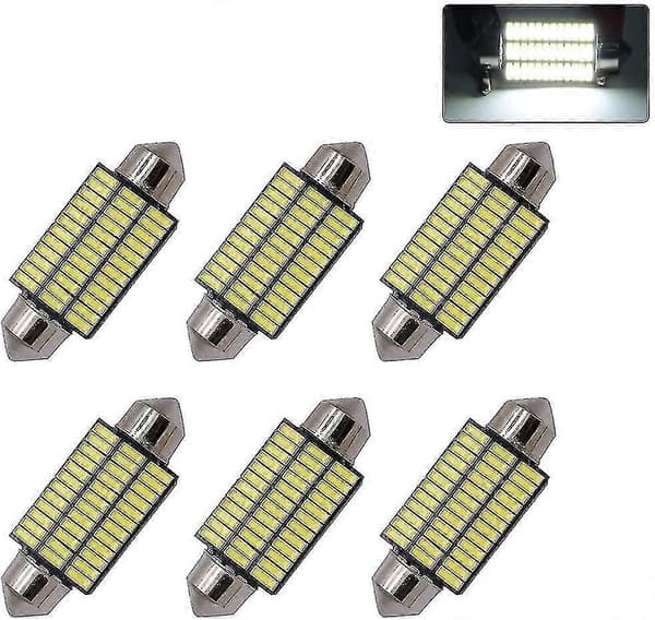 6 Pieces Car Cigarette Lighter Plug 120W, Car DC 12-24V Cigarette Lighter Plug, Double Tip 31 36 39 41mm 4014 24 30 36 39SMD