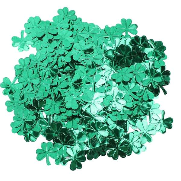 Clover Sequins Decorative Shiny Shamrock Confetti Craft Holiday Gift Decoration