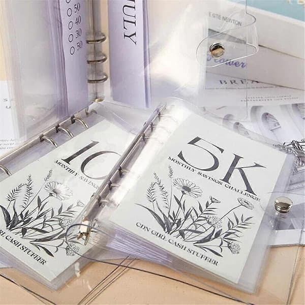 5k Savings Challenges Book 12 Months Money Saving Binder 12 Months Savings Challenges Easy and Fun Way to Save