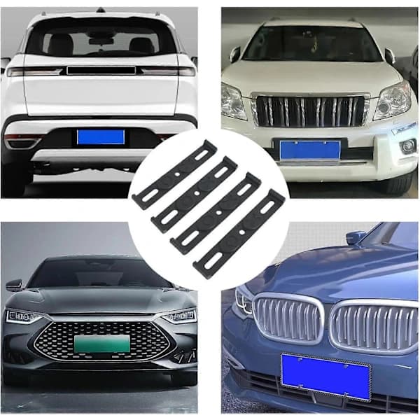 Ramfri nummerpladeholder | Vejrbestandig bilnummerpladeholder | Bilnummerpladeramme