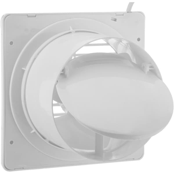 Indbygget ventilator med kontraventil til ventilation af lukkede rum 150 mm