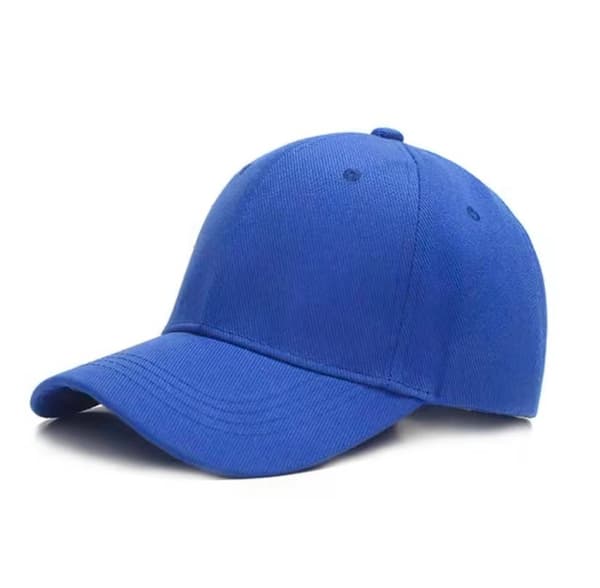 Hvit baseballcaps - ensfarget - herre