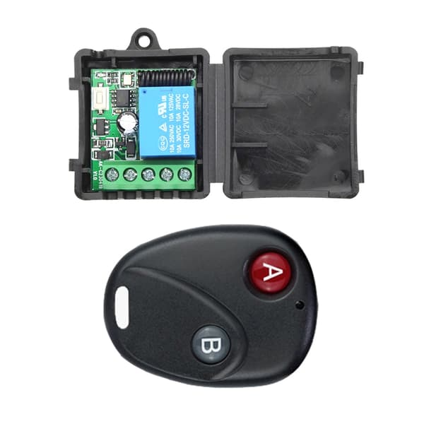 Compact DC12V Wireless Remote Control Switch Universal 433Mhz RF Receiver