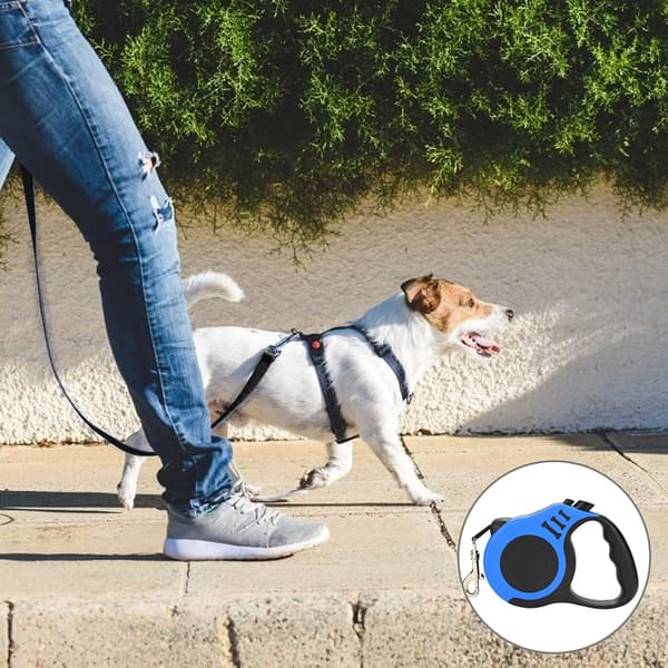 Retractable Dog Leash with Non-Slip Handle and Adjustable Dog Leash,