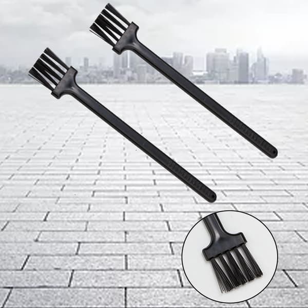 2 ST Computer Keyboard Cleaning Brush Small Portable PP Handle Nylon Antistatic Brushes for Computer and Small Space 1 Pack 1 Pack