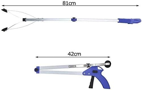 Aluminium foldbar gribearm med lang rækkevidde på 83,8 cm