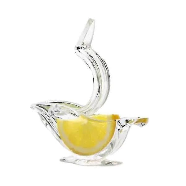5-pack Citronpress i akryl, manuell citronklyftpress, bekväm transparent fruktpress för hemmet