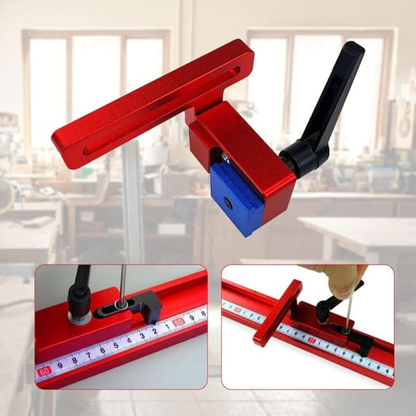Sett med 2 T-sporsstopper for 30 mm T-mutter styreskinne