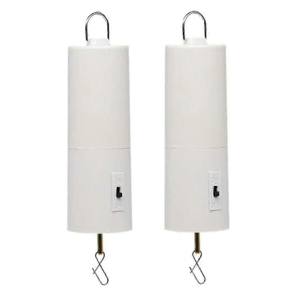 Battery-powered wind spinner motor for hanging display garden, white wind spinners, outdoor sculptures, white