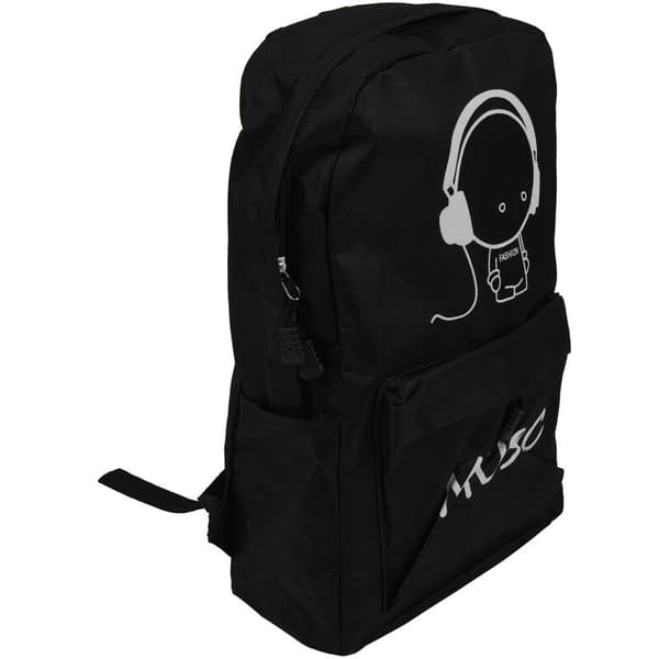 Noctilucent taske Unisex fluorescerende skoletaske Studenterrygsæk (E)