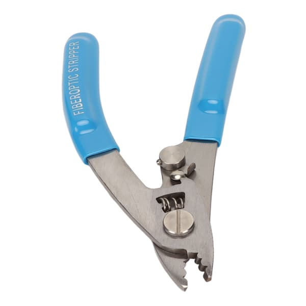 Fiber Optic Stripper High Safety Precise Use Portable 3-Hole Stripping Tool for Working Technicians Electricians Installers Blue