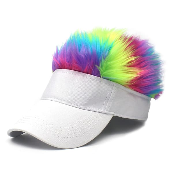1 Baseballkeps Utomhussportkeps Hip Hop Hatt - Vit+Multi Co