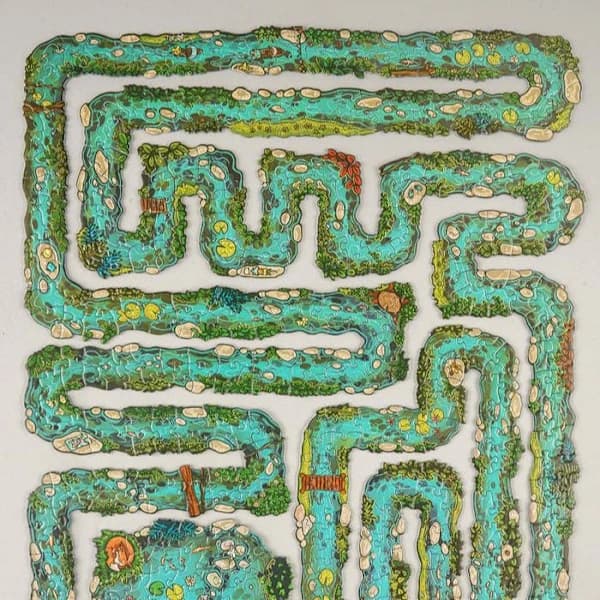 EDGE PIECE PUZZLE Full Edge Puzzle Challenge: Seemingly Simple, But Actually Difficult; Relaxing and Entertaining Edge P