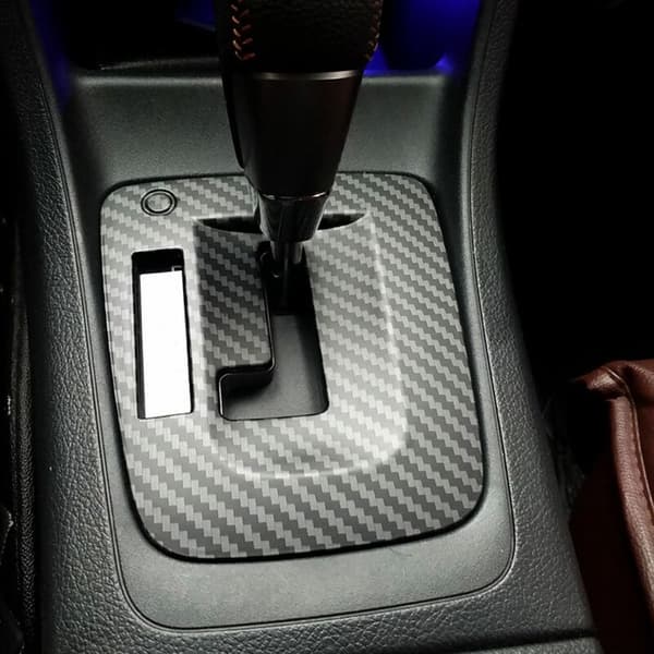 Til XV 2012-2014 Bil Gear Shift Knob Panel Cover Dekal Trim Dekor Ramme Dekal Tilbehør, Mat Fiber