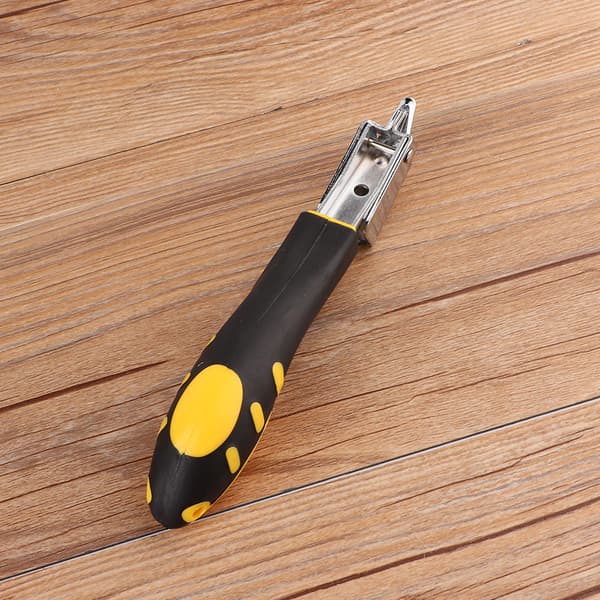 1 pc Heavy Duty Upholstery Durable Staple Puller Staple Remover with Rubber Handle Multi Hand Tool