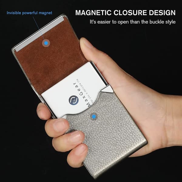 PU Leather Business Card Holder