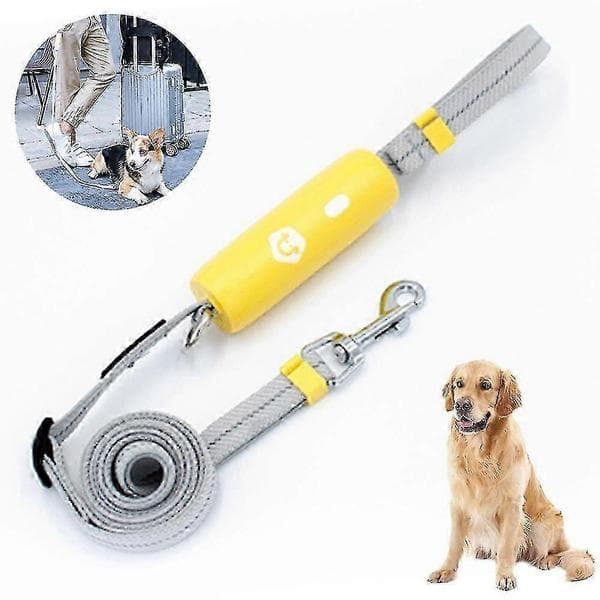 Powerful dog leash with comfortable handle and highly reflective rope