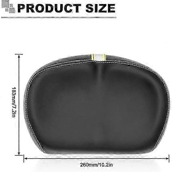 Noseless Comfortable Wide Bicycle Saddle with Padded Memory Foam