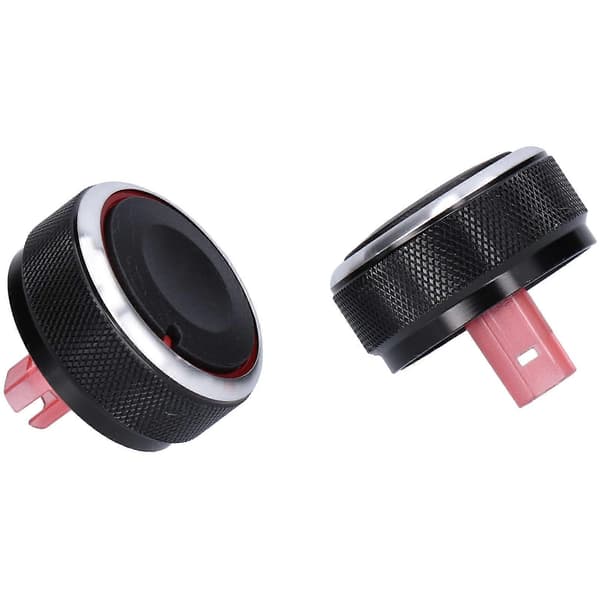 2pcs Air Conditioning Knob Aluminum Alloy Replacement for Kia RIO K2 KX ROCSS 2017-2019