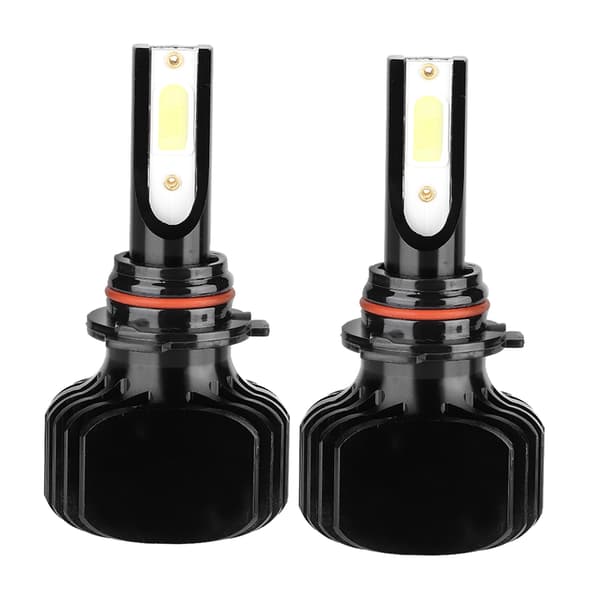 2 stk Bil LED-frontlykter uten vifte 9006/HB4 6000K L5 Hvitt lys