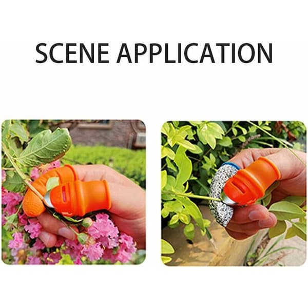 Garden Silicone Thumb Separators Fruit Vegetable Separators Finger Harvester Vigor Picks Vegetable Garden Tools